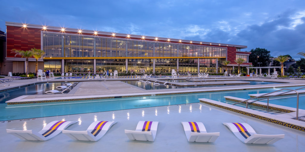 New Student Recreation Complex Complete at Louisiana State University