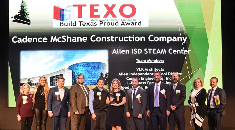 Award Presented for the Allen ISD STEAM Center