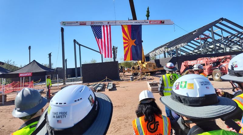 McCarthy and Architekton Top Out Arizona CC Expansion