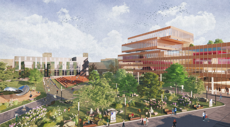 Master Design Plans Revealed for Ontario’s McMaster University