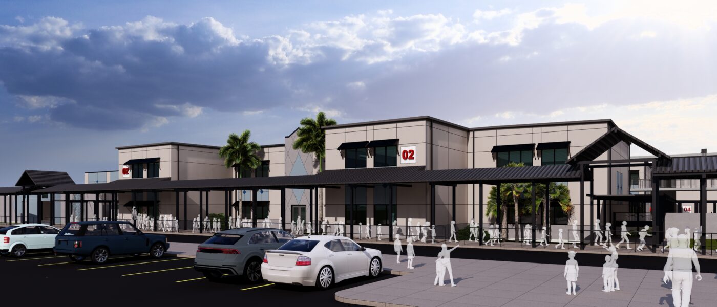 Rendering of the new Western Grove K-8 prototype campus in Port St. Lucie, Fla. Photo Credit: Spiezle Architectural Group Inc.