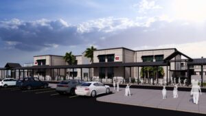 Rendering of the new Western Grove K-8 prototype campus in Port St. Lucie, Fla. Photo Credit: Spiezle Architectural Group Inc.