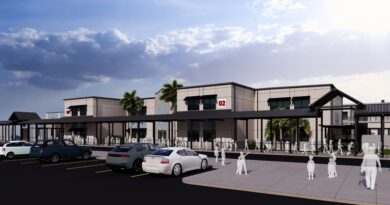 Rendering of the new Western Grove K-8 prototype campus in Port St. Lucie, Fla. Photo Credit: Spiezle Architectural Group Inc.