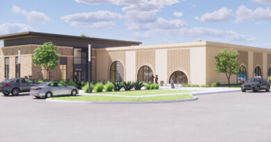 Rendering of the exterior.