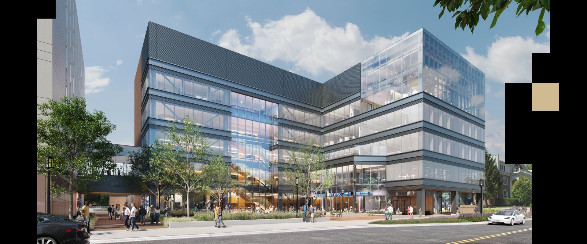 Rendering of Mitch Daniels School of Business by Gensler