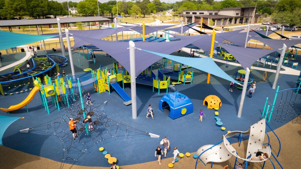Moore has worked on projects of all sizes across the country for schools as well as communities, including the world’s largest inclusive playground, Park Circle in Charleston, S.C.