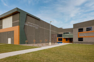 Exterior view of Maple River School