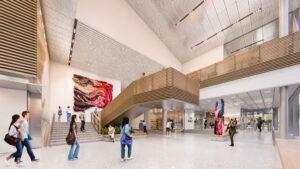 Interior rending of Wichita Biomedical Campus