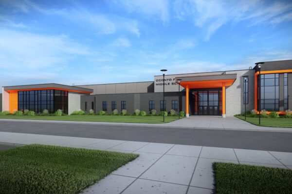Oconto Falls Middle School rendering
