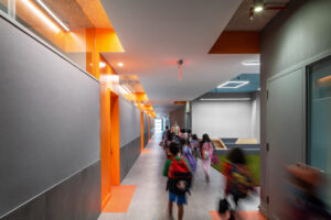 Central Queens Academy hallway