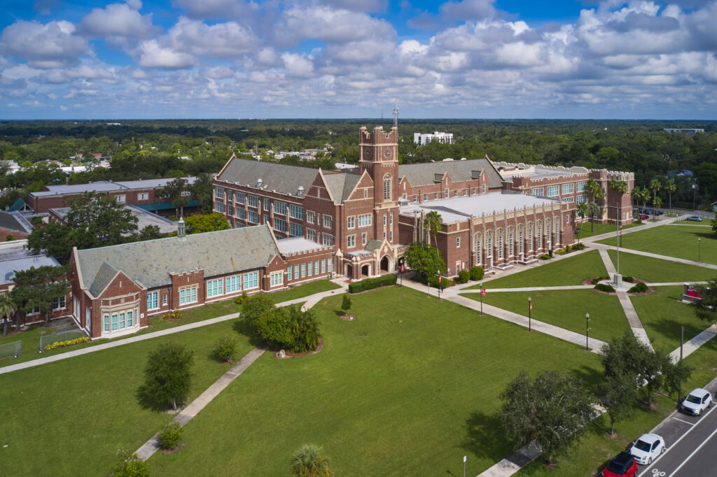 Hillsborough High School classroom exterior