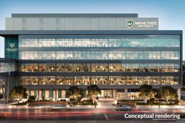 Wayne State University Facade