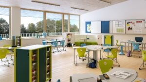 Coordinating a variety of furnishing elements with an overall minimalistic aesthetic can help to create space with versatility and ease.