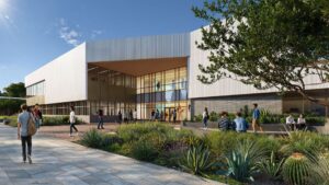 As lead architect, DLR Group’s scope includes a new two-story classroom building and a single-story academy building, along with a restored track and field area that adds a new field building and a renewed facility to replace the baseball field.