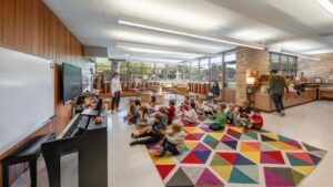 The team selected a combination of thermally broken storefront and aluminum windows, giving the same effect as the existing steel windows, but with improved performance.
