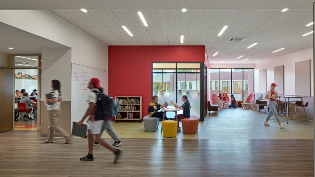 Built in 1967, the original Tyngsborough Middle School building had been renovated but not expanded, raising concerns that ranged from antiquated systems and aging FF&E. 