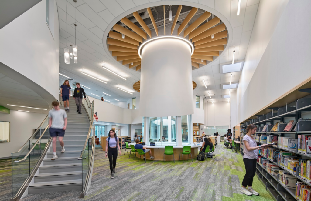Murray was excited to see Arlington High School in Massachusetts, a Skanska project, come to fruition in 2025.| Photo Credit: Robert Benson Photography