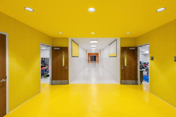 The storm shelter at Dallas ISD H.S. Thompson Elementary School.