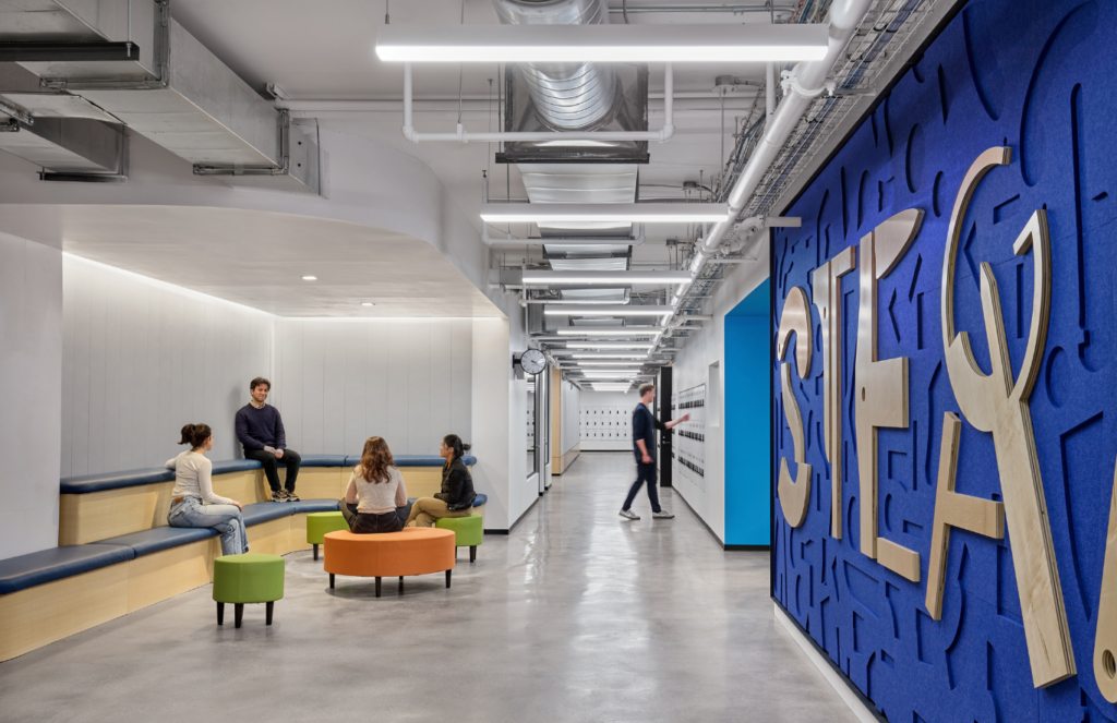 School leaders envisioned their STEAM Center to resemble a workplace, an environment for students to be treated as young professionals.