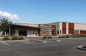 The two-story middle school building will house all sixth through eighth grade classes, featuring a state-of-the-art media and learning center, hands-on STEM labs, a maker space, and dedicated rooms for music and the arts.
