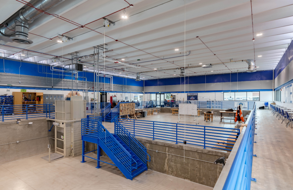 Schools can consider repurposing underutilized wings into collaboration zones, student services or community spaces.