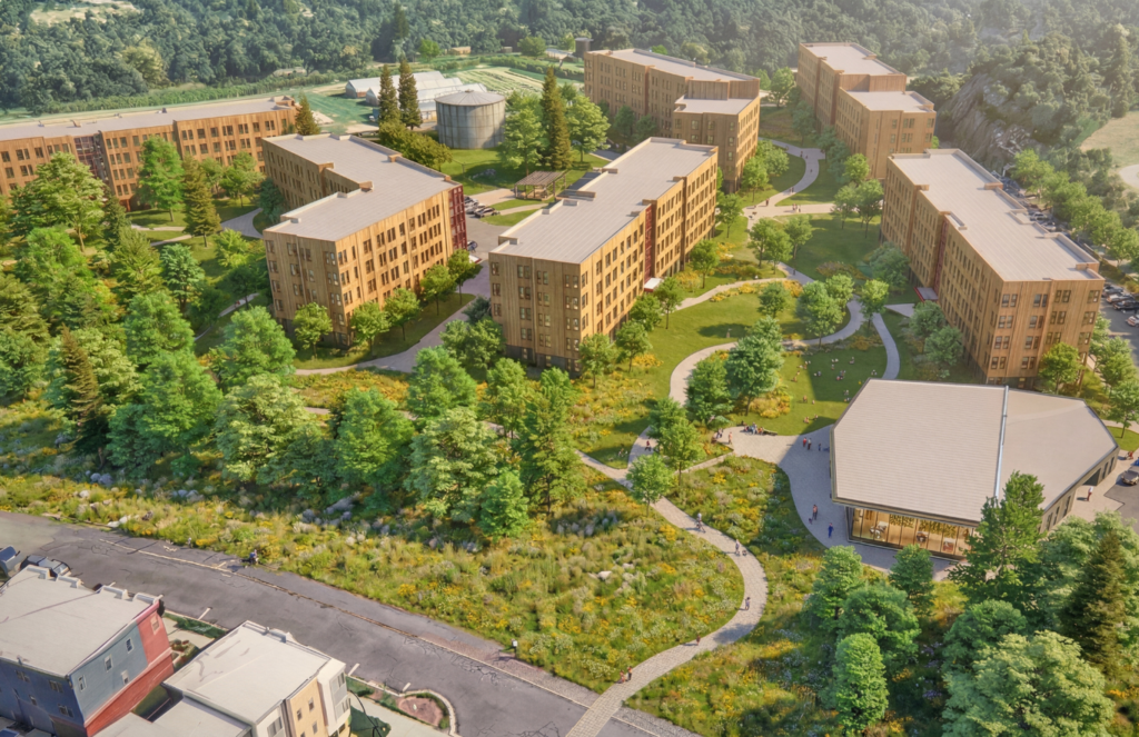Cornell University’s Maplewood Graduate Housing Phase II, a new off-campus residential community designed to house 800 graduate students