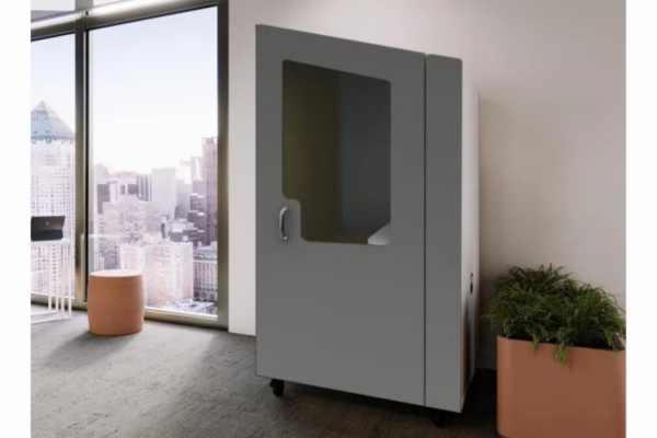 The The Nook Solo offers a personal and private retreat from chaotic environments so users can focus and reset.
