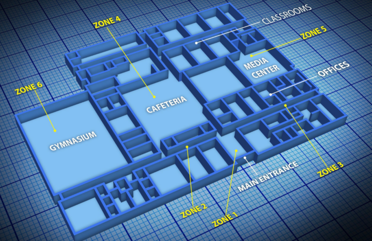 SentriZone® by Crotega is a facility-based security system designed to help organizations respond to active threats through a controlled, zone-based deployment approach.