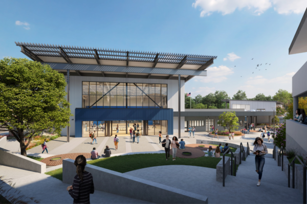 The new Multipurpose Building (MPR) will replace the school’s existing kitchen, stage, and assembly space.