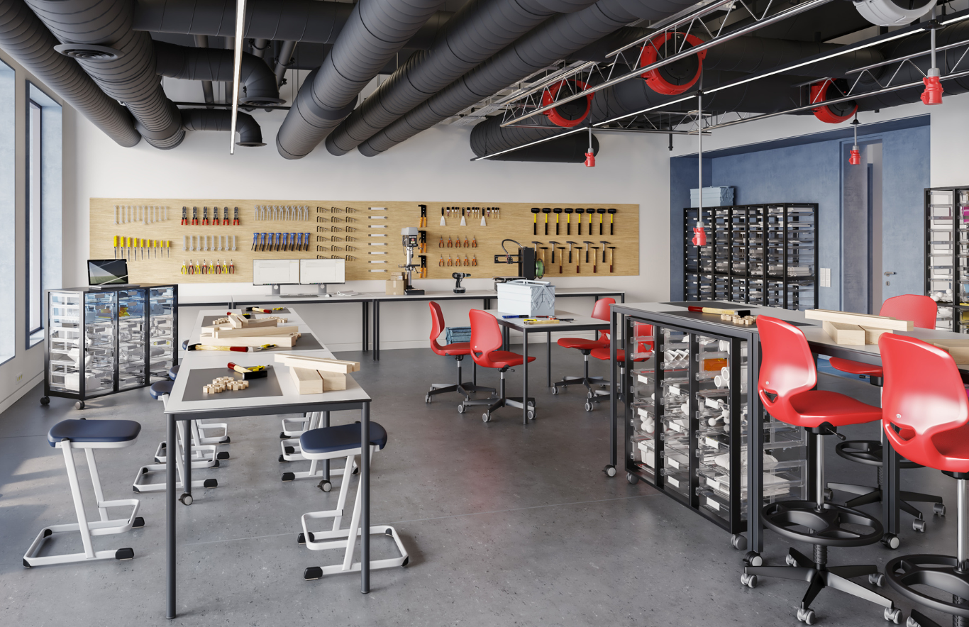 Designing Career and Technical Education Spaces for Real-World Learning