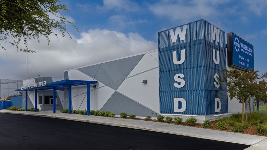 Erickson-Hall Construction Co. has completed the new Wiseburn Sports Complex for the Wiseburn Unified School District.
