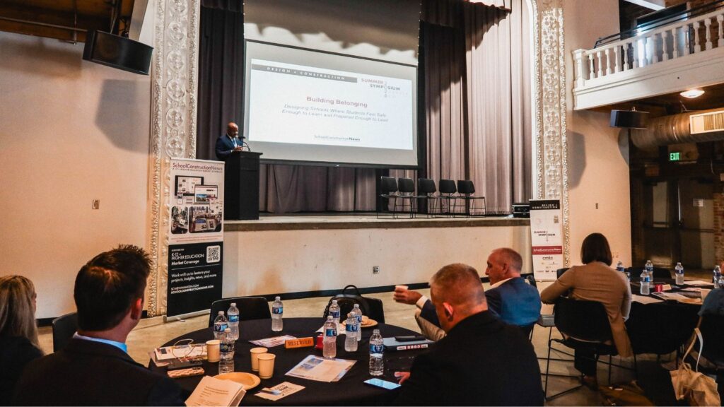 Dr. Drew Coleman provided the keynote speech at the recent School Construction News Design & Construction Symposium.