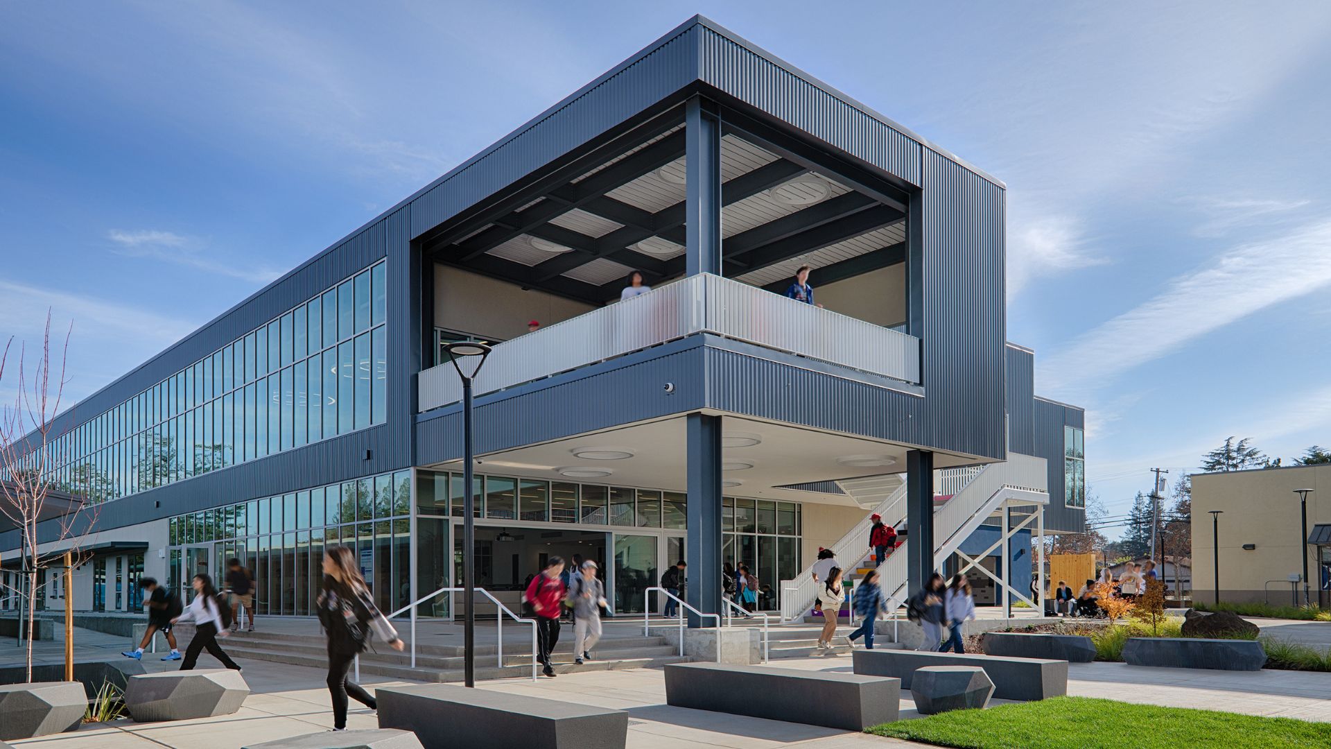 New and renovated spaces at Los Altos High School expand opportunities for learning and support student health and wellness.