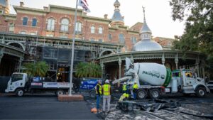 University of Tampa Plant Hall in Progress