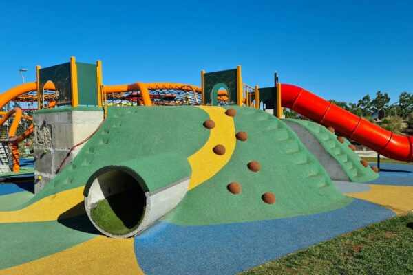 Selecting playground equipment that promotes physical development starts with variety. | Photo Credit: Nico Smit