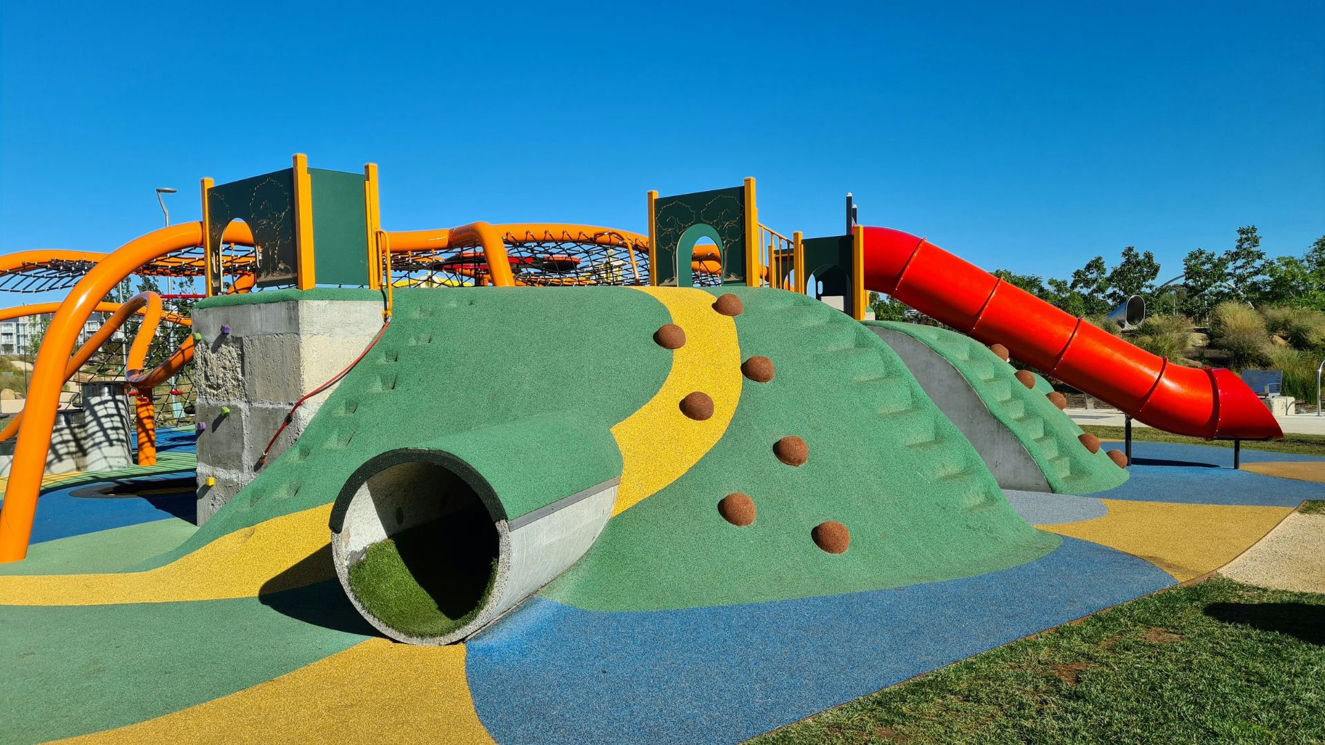 Selecting playground equipment that promotes physical development starts with variety. | Photo Credit: Nico Smit