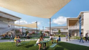 The campus will include 29 classrooms, with dedicated spaces for transitional kindergarten and kindergarten.
