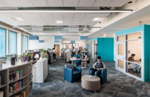 Post-occupancy survey data showed that perceptions of student safety moved above the national average for positive responses, increase positive responses on school climate, school fit, family engagement, social awareness, emotional regulation and self-efficacy