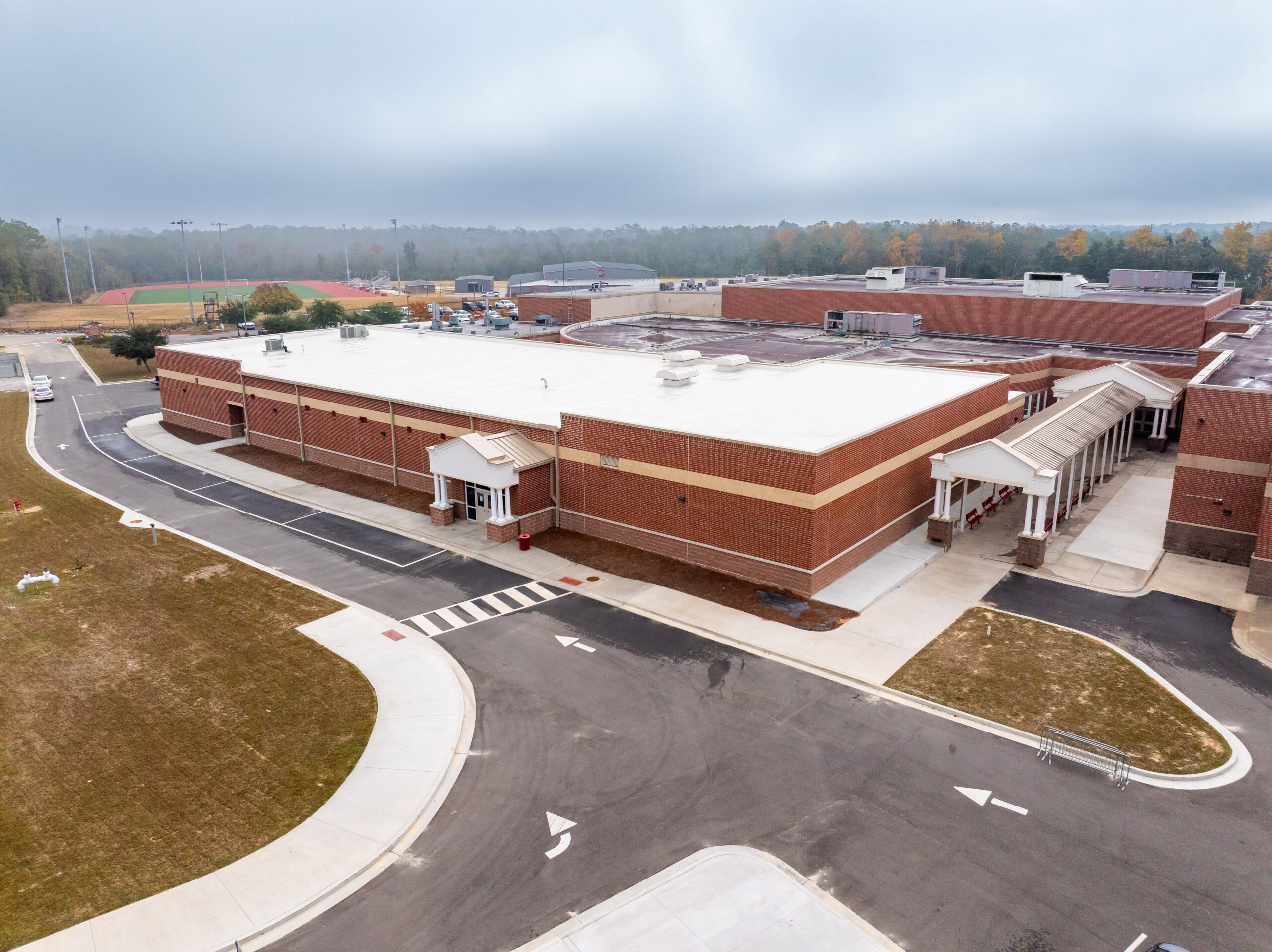 storm shelter at Saraland High School