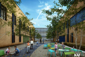 outdoor space at Seagoville K-8 school