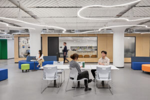 classroom at Brooklyn STEAM Center